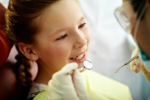 healthy teeth at first dental visit